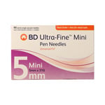 BD Ultra-Fine Mini Pen Needles 31g 3/16in 90/bx Case of 12 thumbnail