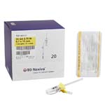 BD Nexiva Closed IV Catheter System with Single Port 24G 0.75 inch thumbnail