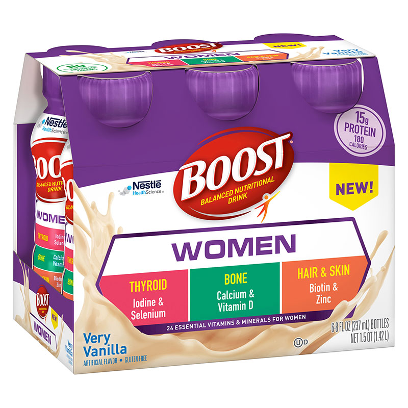 Nestle Boost Calorie Smart Very Vanilla 8oz Case of 24