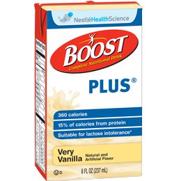 Nestle Boost PLUS Very Vanilla 8oz