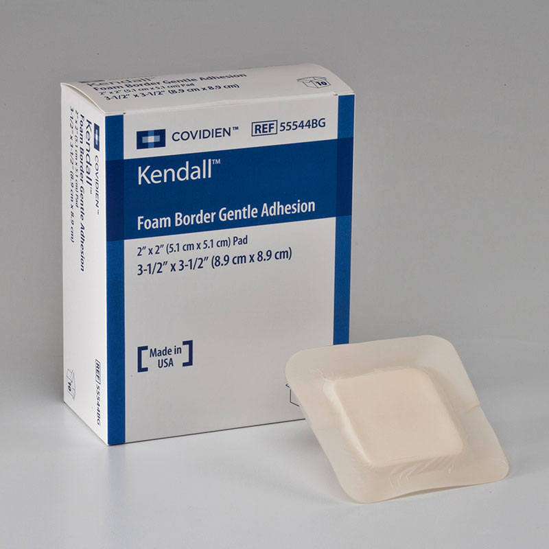 Covidien Border Foam Gentle Adhesion Dressing 3.25x3.25 10ct