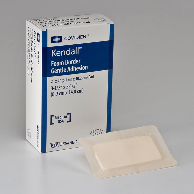 Covidien Border Foam Gentle Adhesion Dressing 3.25x5.5 50ct