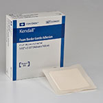 Covidien Border Foam Gentle Adhesion Dressing 5.5x5.5 10ct thumbnail