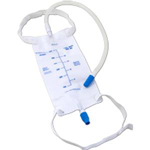 Cardinal Health 600mL Twist Valve Leg Bag with 18 Inch Tubing thumbnail
