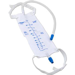 Cardinal Health 900mL Twist Valve Leg Bag with 18 Inch Tubing thumbnail