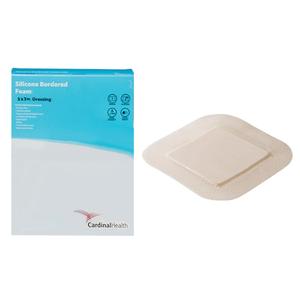 Cardinal Health BFM33 Silicone Bordered Wound Dressing Box of 10