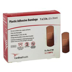 Cardinal Health Plastic Adhesive Bandage 1x3 Inch 100ct thumbnail