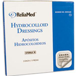 Cardinal Health 6 Inch Hydrocolloid Dressing with Film Back 5ct thumbnail