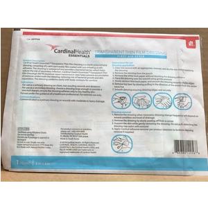 Cardinal Health TF68 Transparent Thin Film Adhesive Dressing 10ct