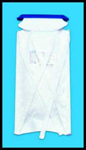 Cardinal Health Ice Bag with Tie Attachments 6.5x14 Inch thumbnail