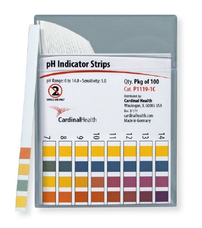 Cardinal Health PH Indicator Strip SP 0-14 Range CHR48