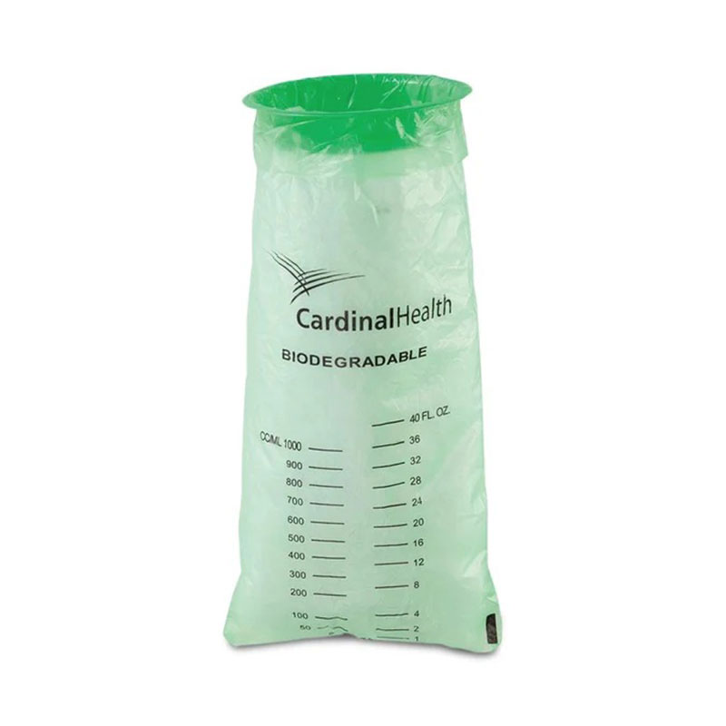 Cardinal Health Plastic Emesis Bags Non-Sterile 40oz 12ct
