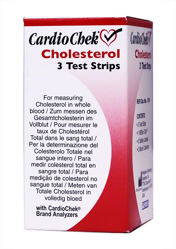 CardioChek Cholesterol Test Strips Box of 3 - Pack of 3