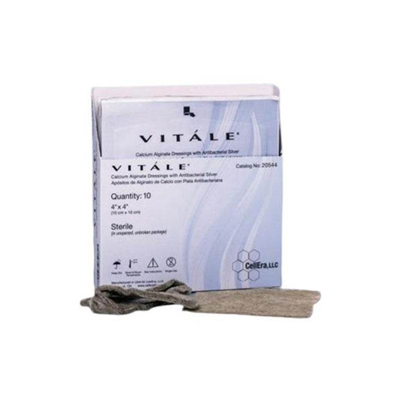 CellEra Vitale Calcium Alginate Dressings 2x2 inch Box of 10