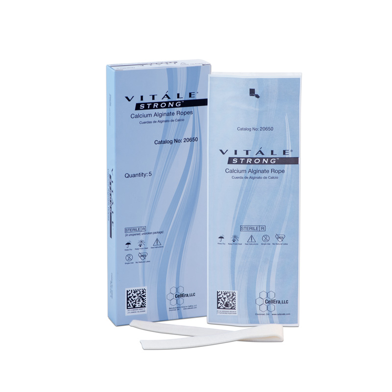 CellEra Vitale Strong Calcium Alginate Rope 0.75x12 inch Box of 5