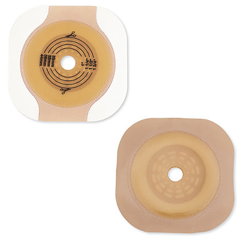 CeraPlus Flat Skin Barrier with Tape, 1-3/4 inch Stoma, 2-1/4 inch Flange 5ct