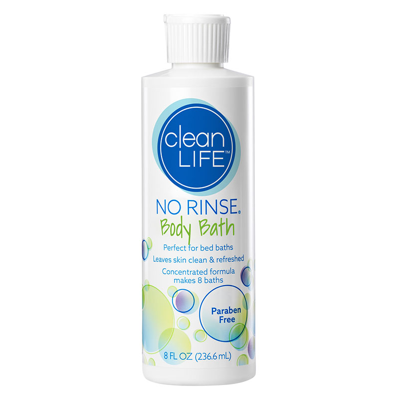 CleanLife No-Rinse Body Bath 8oz - Concentrated Formula