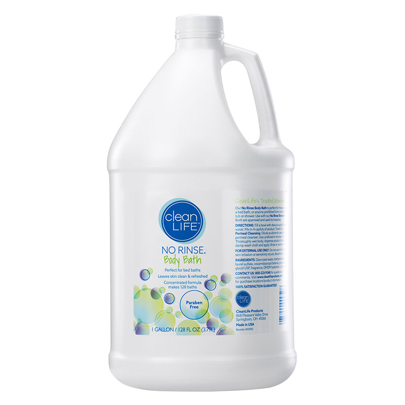 CleanLife No-Rinse Body Bath 1 Gallon