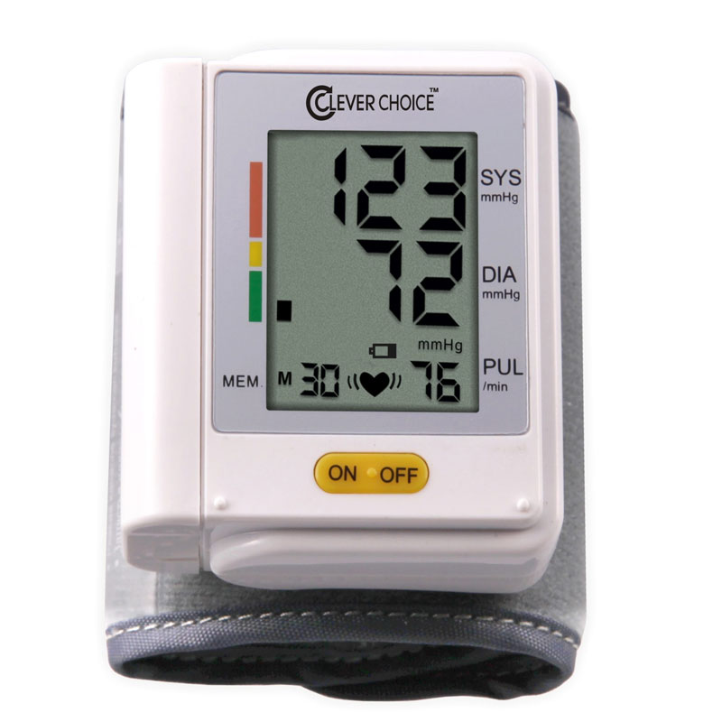 Clever Choice Automatic Wrist Blood Pressure Monitor SDI-1586W