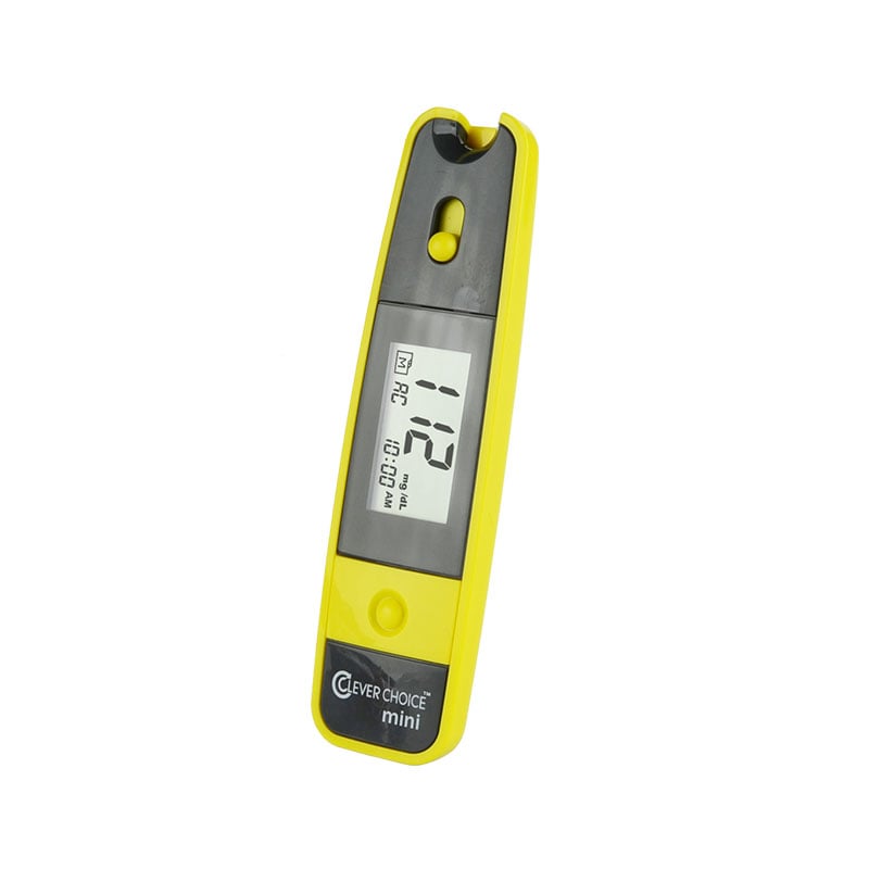Clever Choice Mini Blood Glucose Meter - Yellow