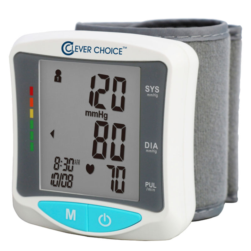Clever Choice Wrist Bi-Lingual Talking Blood Pressure Monitor
