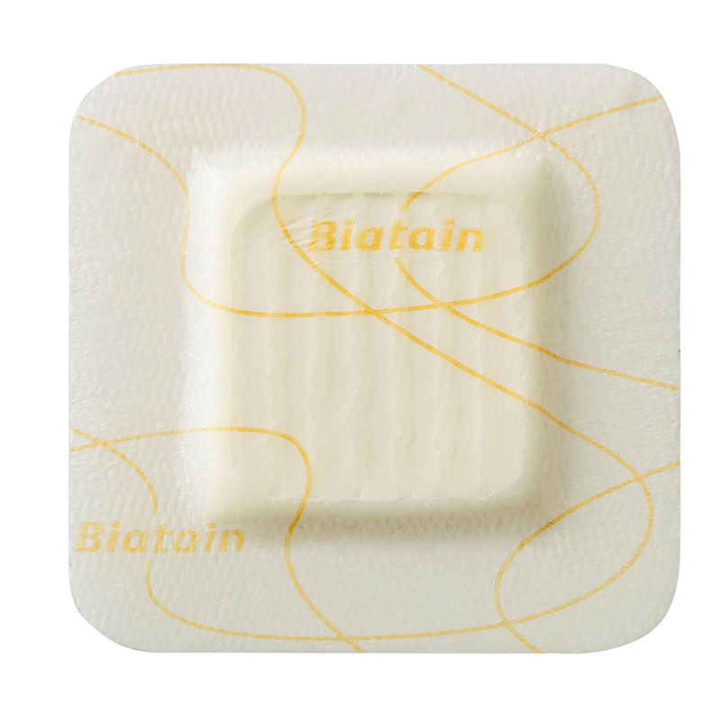 Coloplast Biatain Silicone Lite Foam Dressing 5x5 inch with 2.87x2.87 inch Pad Box of 10