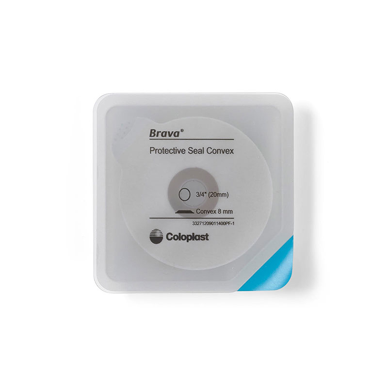 Coloplast Brava Protective Seal Convex 0.75 inch Starter Hole Box of 10