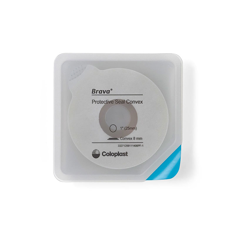 Coloplast Brava Protective Seal Convex 1 inch Starter Hole Box of 10