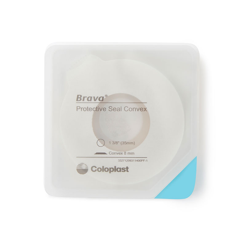Coloplast Brava Protective Seal Convex 1.375 inch Starter Hole Box of 10