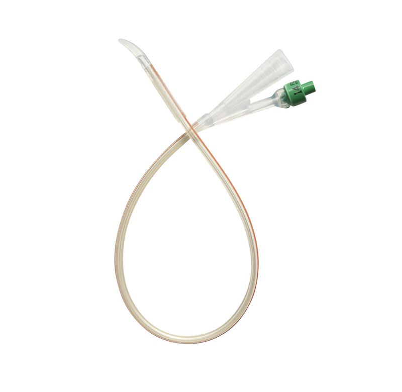 Coloplast Folysil 2-Way Catheter Coude 10cc 14 FR 16 inch AA6314 5/bx
