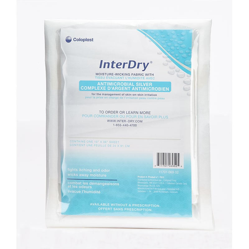 Coloplast InterDry Antimicrobial w/Silver Complex 10x36 7912