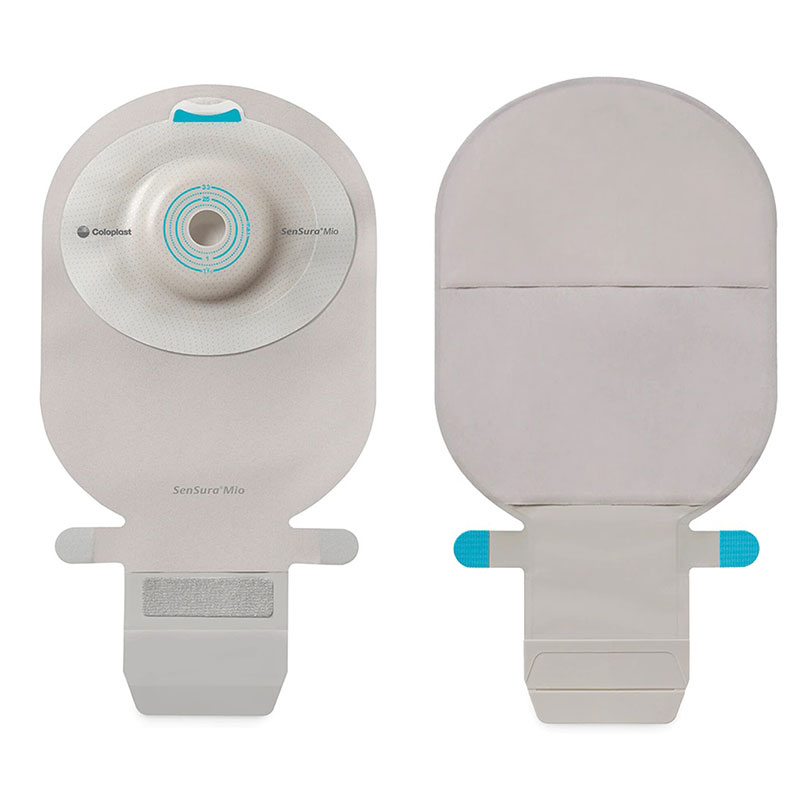 Coloplast Mio 1-Piece EasiClose Pouch Cut-to-fit 0.625-1.3125 inch Box of 10