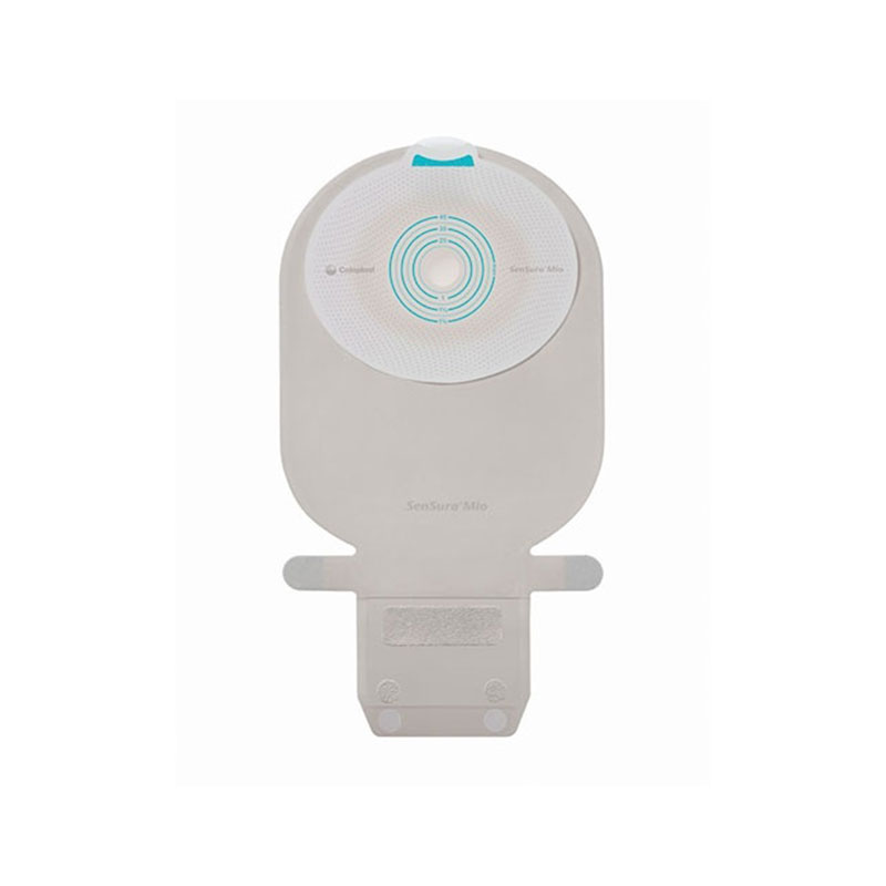 Coloplast Mio 1-Piece EasiClose Wide Outlet Drainable Pouch Maxi Pre-Cut 1.125 inch Box of 10