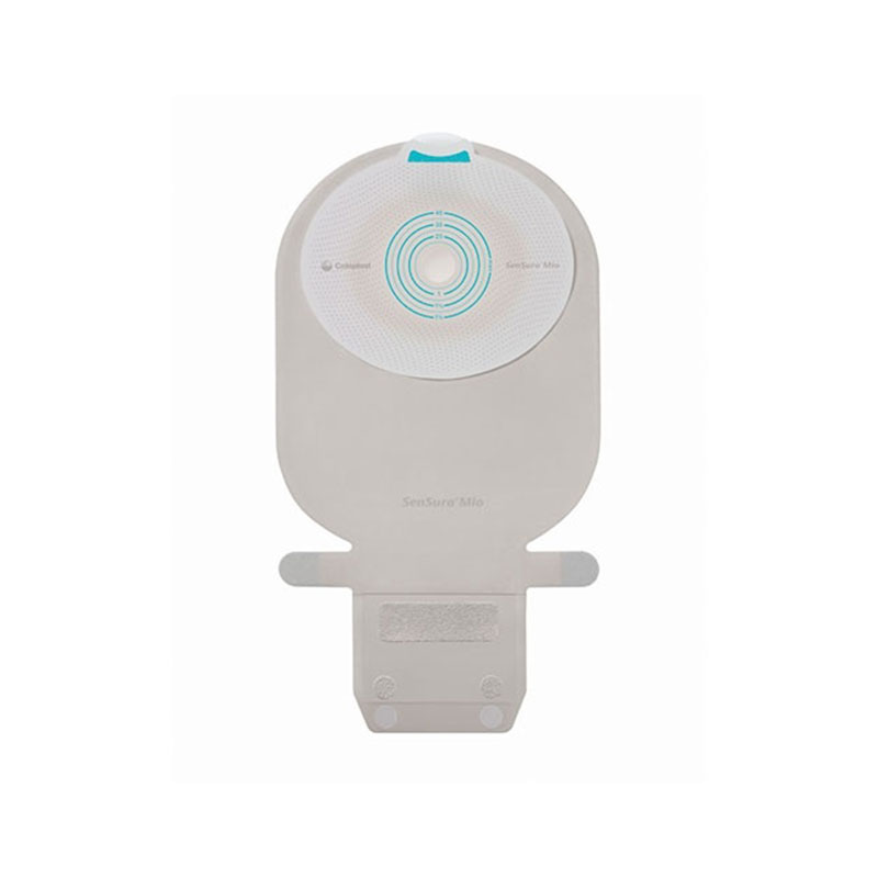 Coloplast Mio 1-Piece EasiClose Wide Outlet Drainable Pouch Maxi Pre-Cut 2 inch Box of 10