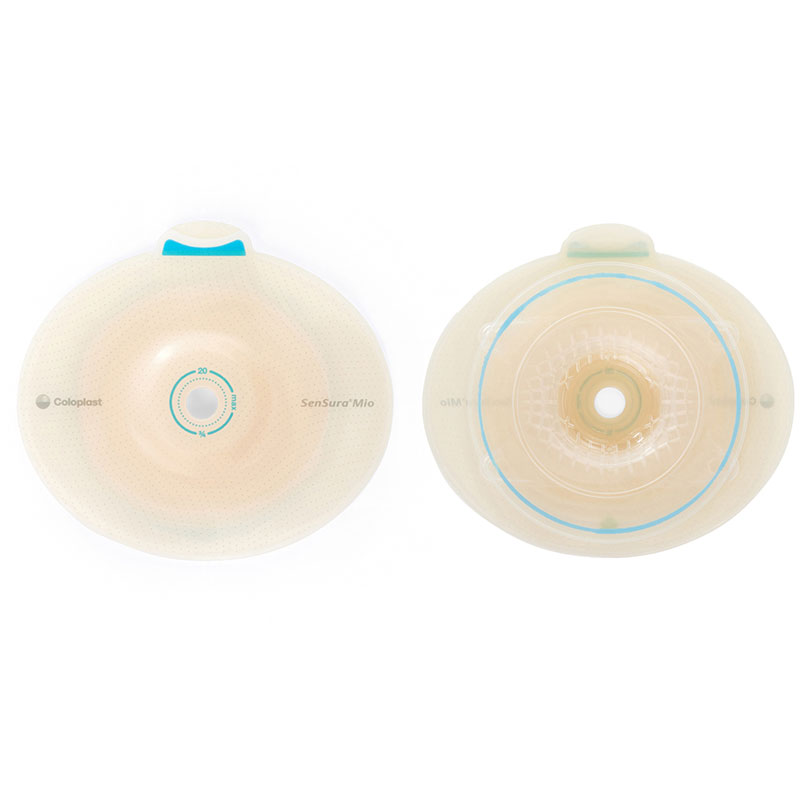 Coloplast Mio Flex 2-Piece Barrier Convex Light Red Pre-Cut 0.8125 inch Box of 5