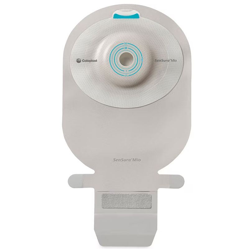 Coloplast SenSura Mio 1-Piece EasiClose Pouch Pre-cut 1.375 inch 35mm Box of 10