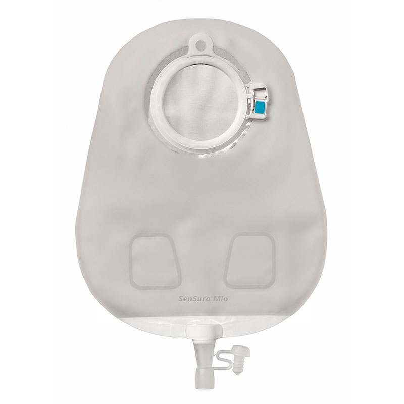 Coloplast SenSura Mio Click Urostomy Pouch Maxi Transparent Blue Box of 10