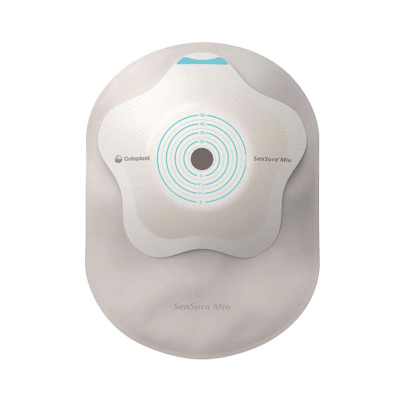 Coloplast Sensura Mio Flip 1-Piece Closed Pouch Light Maxi Cut-to-Fit 10-40mm Box of 10