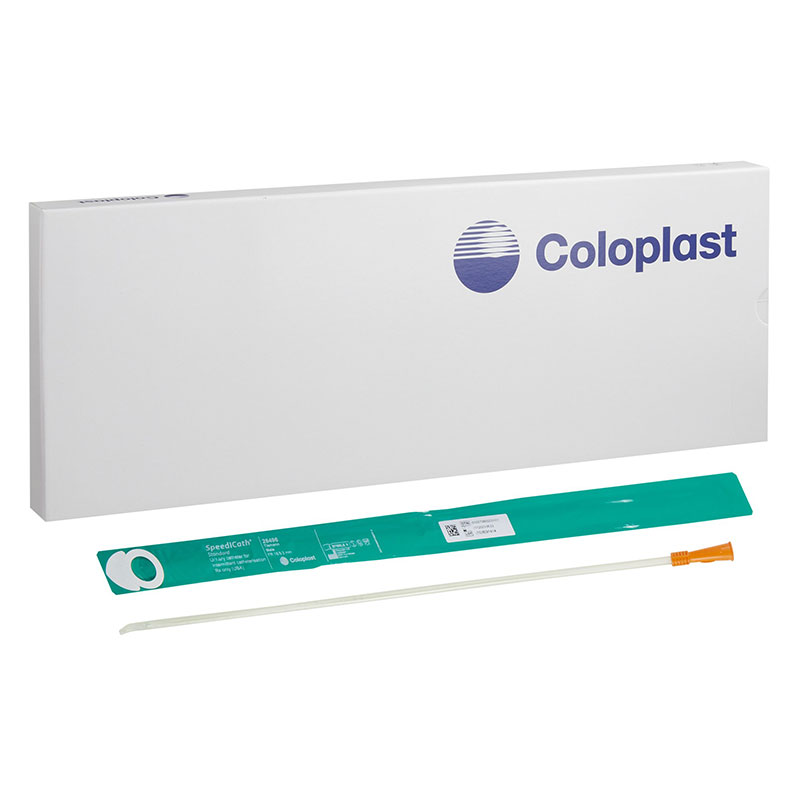 Coloplast Speedicath Coude Intermittent Catheter 16 FR 14 inch Box of 30