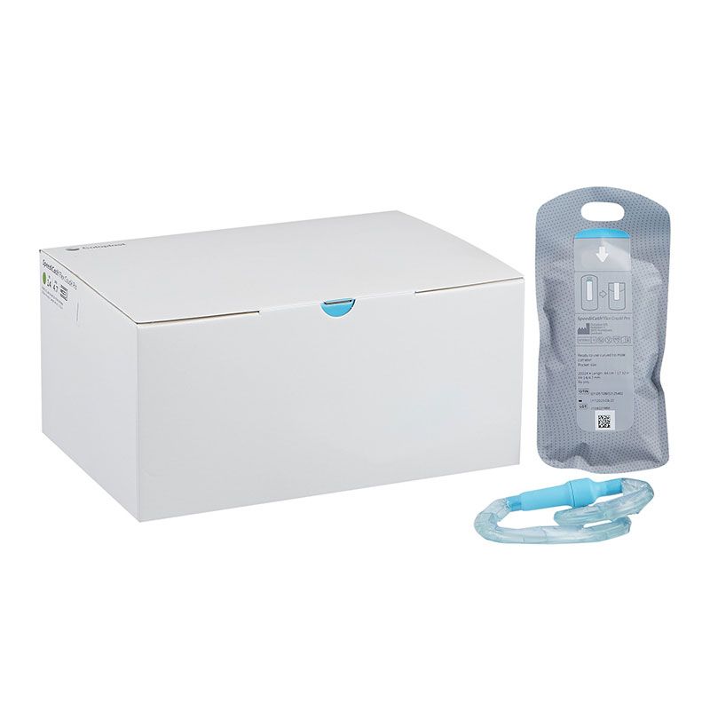 Coloplast Speedicath Flex Coude Pro Pocket Intermittent Catheter 14 FR 13 inch Box of 30