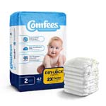 Comfees Baby Diapers-Size 2 Case of 168 thumbnail