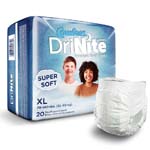 Comfees DriNite Youth Pants Large/XLarge 60-125+ lbs Package of 20 thumbnail
