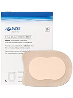 Convatec Aquacel Gelling Adhesive Foam Dressing 8 inch x 5.5 inch 5/bx 420625