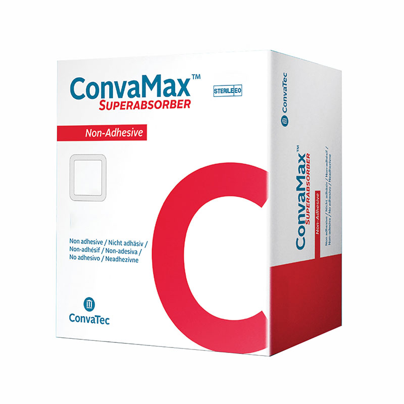 Convatec ConvaMax Superabsorber Non-Adhesive Wound Dressing 4x4 inch Box of 10