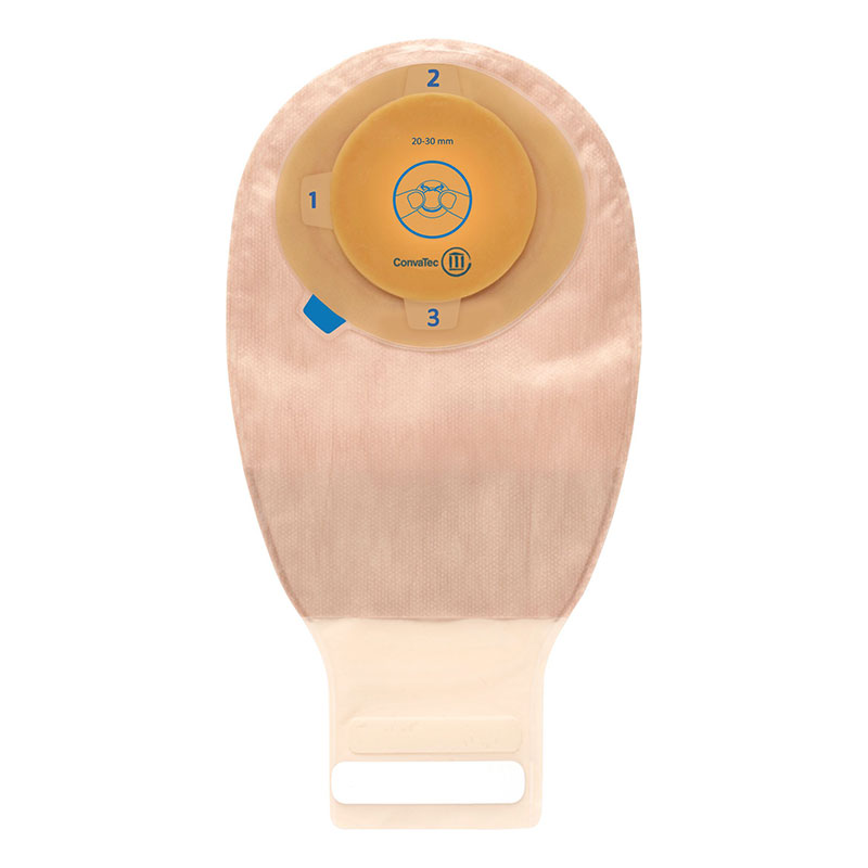 Convatec Esteem + One-Piece Drainable Pouch Opaque 1.125 x 1.5 inch Box of 10