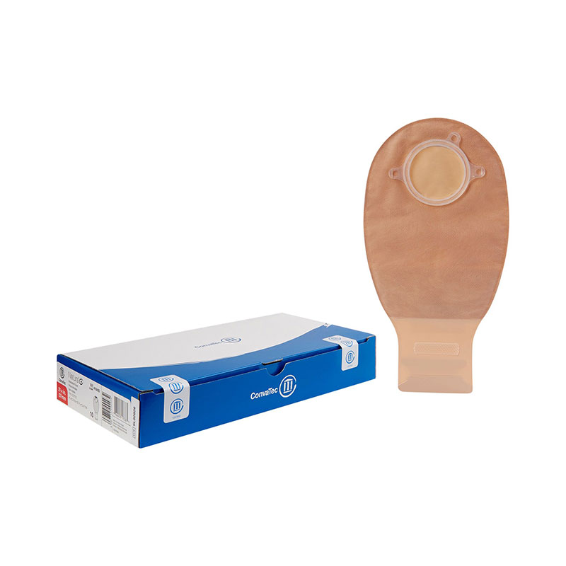 Convatec Natura + Drainable Pouch With Invisiclose 2.25 inch Opaque Box of 10