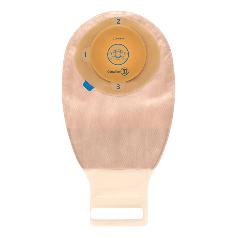 Convatec Natura+ Two-Piece Closed With Filter Standard 8 inch Opaque 1.25 inch Box of 30