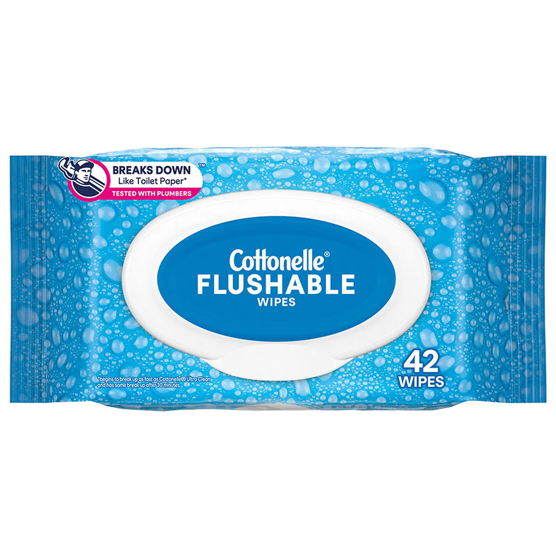 Cottonelle Fresh Care Flushable Wipes Case of 504