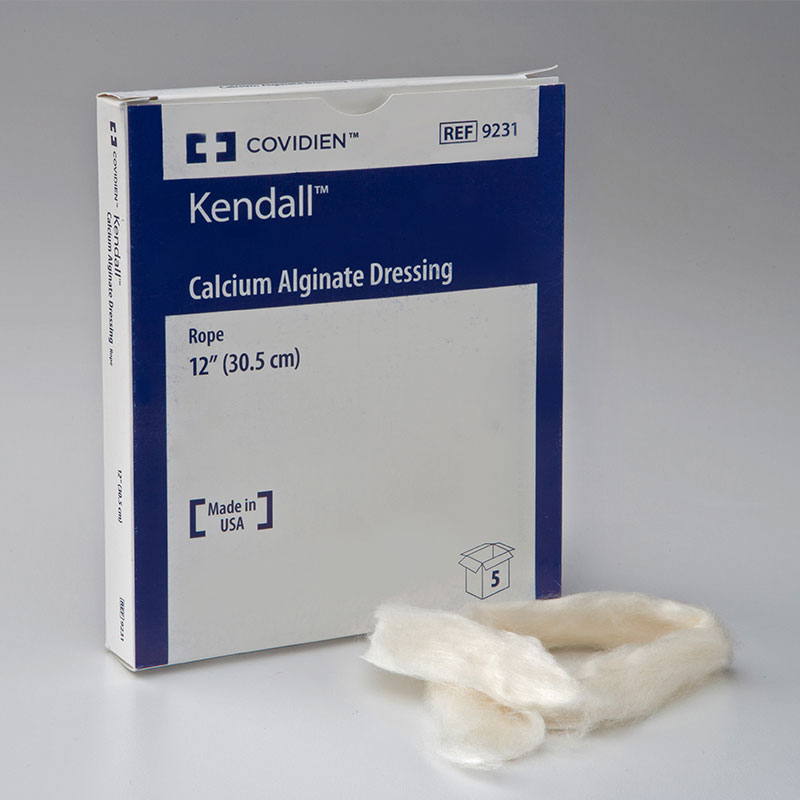 Buy Kendall Curasorb Calcium Alginate Dressing 12in Rope Case of 4 online