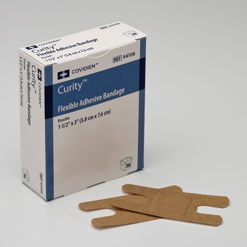Covidien Curity Flexible Fabric Knuckle Bandage 1.5x3 120ct